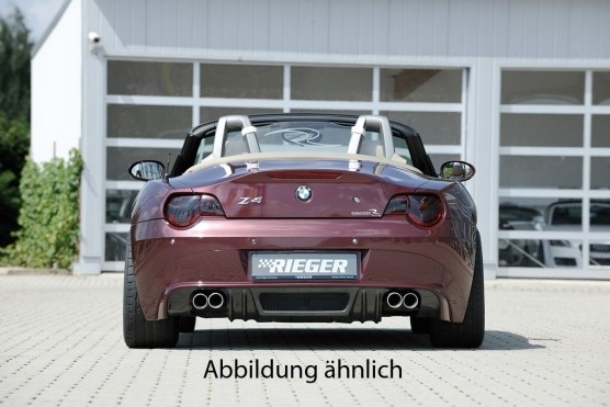 Achterbumper Diffuser passend voor BMW Z4 ABS 03- 76mm Rieger