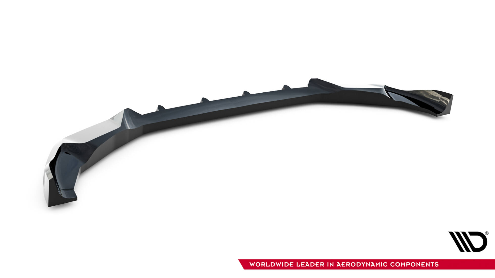 Voorspoiler passend voor BMW X3 M F97 Maxton Glanzend zwart