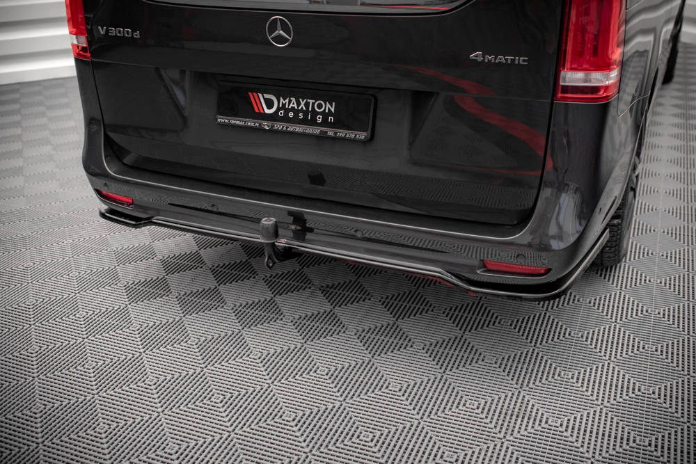 Diffuser passend voor Mercedes V-Class AMG Line W447 FL Maxton Glans Zwart