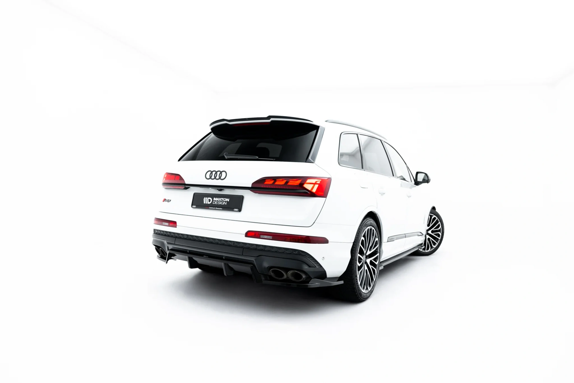 Diffuser Audi SQ7 19-23 Maxton Glanzend Zwart