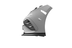 Voorspoiler passend voor Mercedes-Benz A-Klasse W177 AMG / AMG-Line – CSR Automotive Cup Spoilerlip Glanzend Zwart