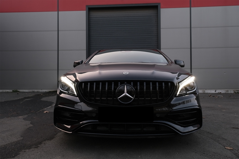 Voorbumper passend voor Mercedes CLA A45 AMG facelift look 14-19