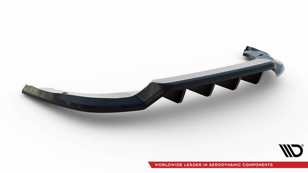 Diffuser passend voor Skoda Kodiaq Mk1 Facelift Sportline Maxton Design glans zwart