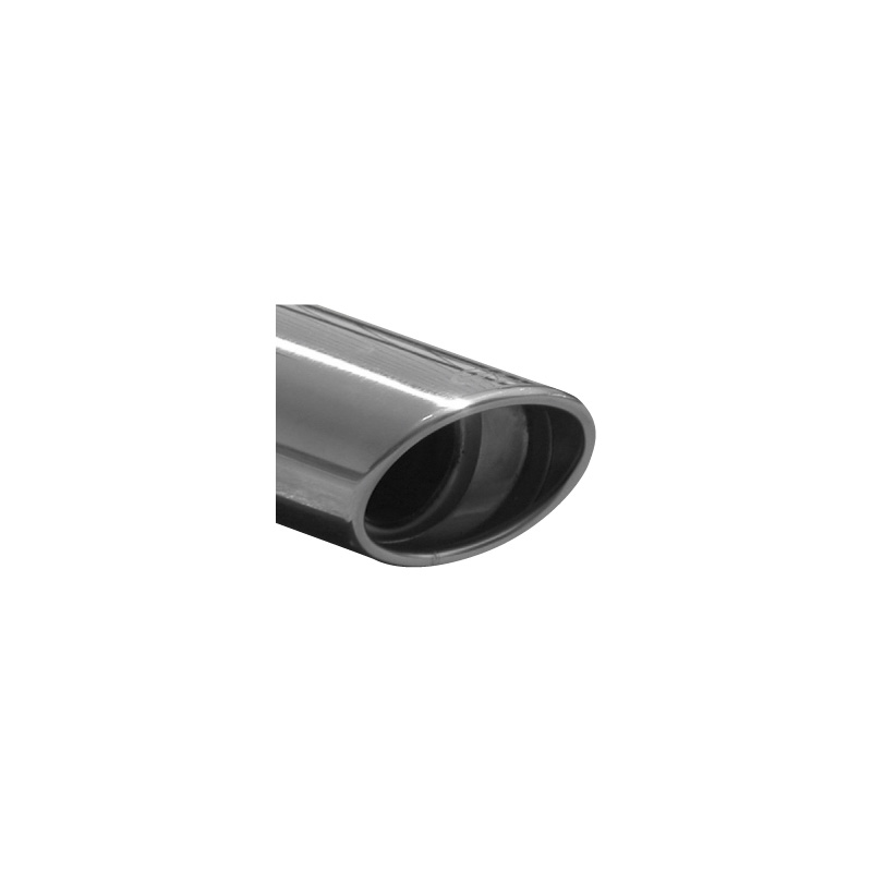 100% RVS Dubbele Sportuitlaat  Peugeot 406 1.8 (110pk) 1997- Links/Rechts 120x80mm
