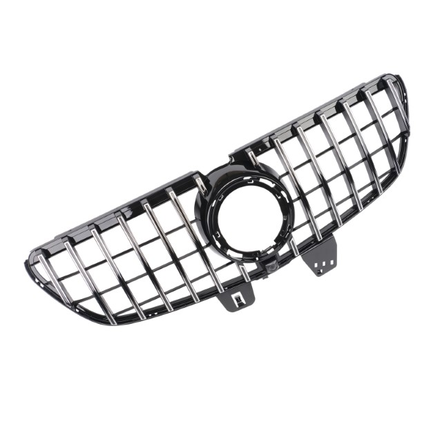 Grill passend voor Mercedes V-Class W447 Facelift (2019-..) GT Look Zwart-Chroom