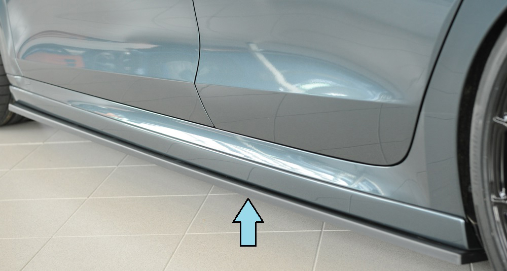 Zijskirts passend voor Skoda Octavia RS (NX): 08.24-
