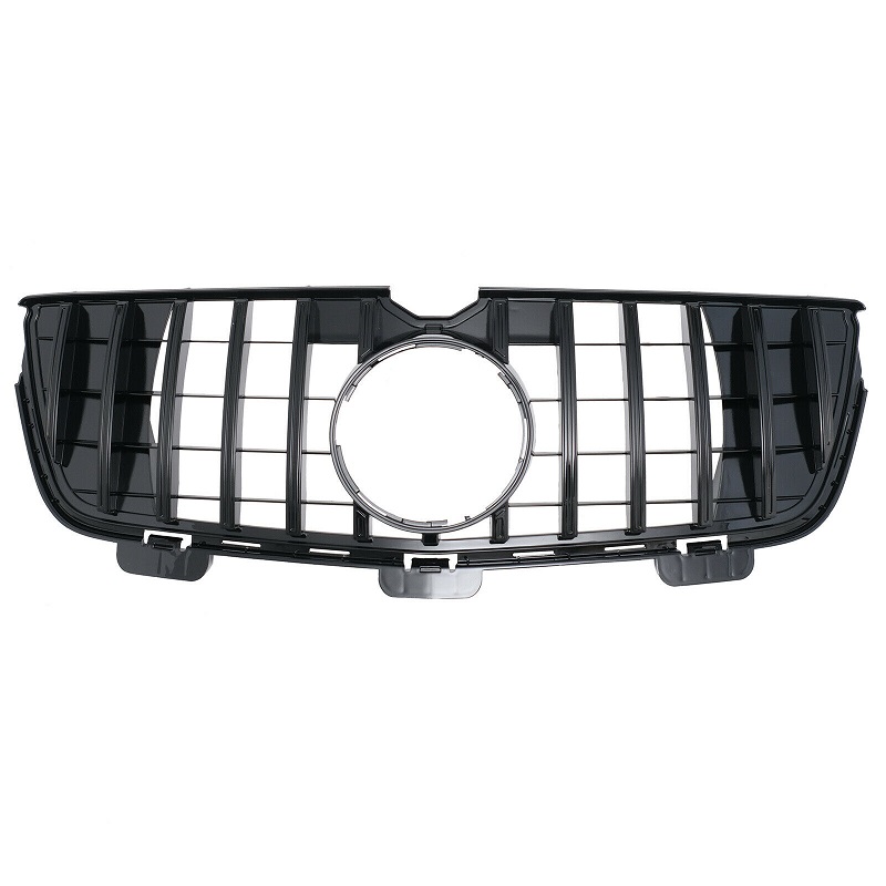 Grill passend voor Mercedes GL X164 W164 10-12 Glans Zwart