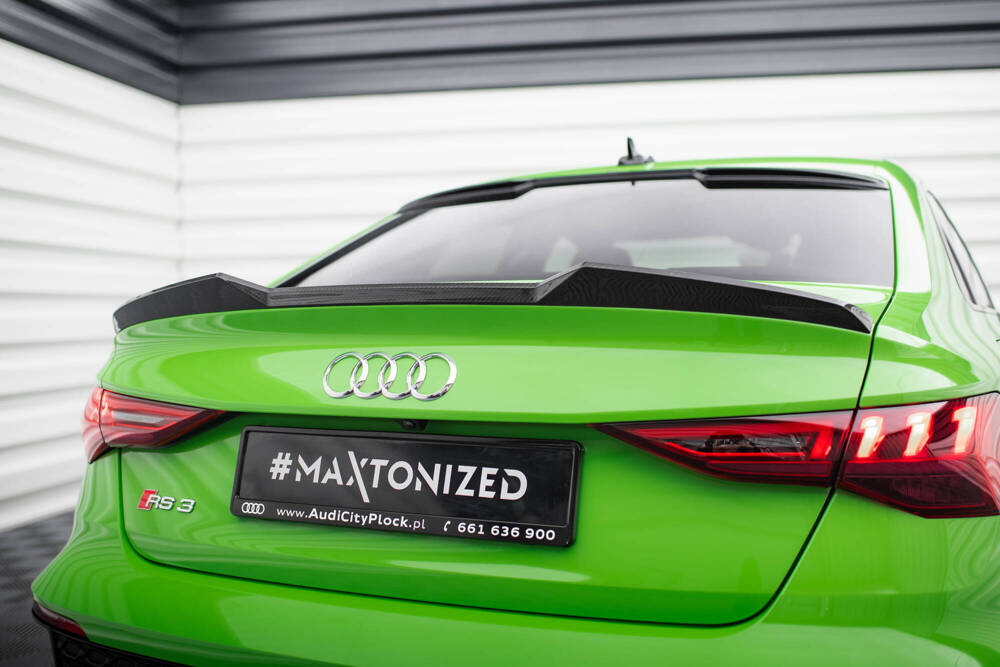 Spoiler passend voor Audi RS3 8Y Maxton Carbon
