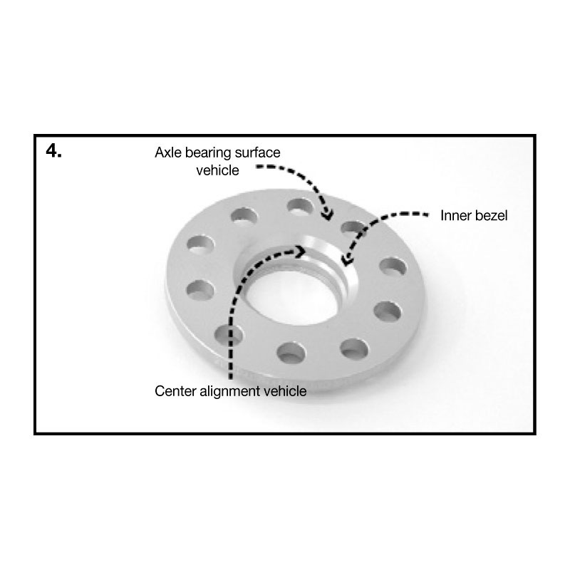 H&R DRS-MZ-Systeem Spoorverbreders 10mm 5x108 - Naaf 63,3mm - Boutmaat M12x1,5 -   Ford