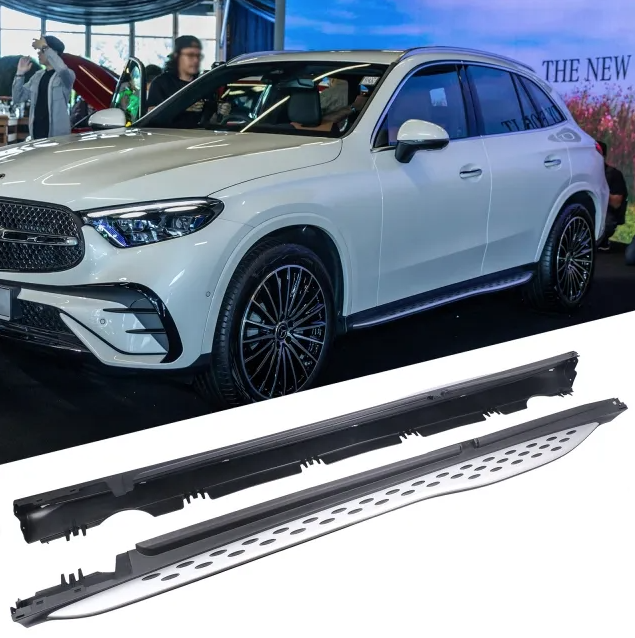 Sidesteps Treeplanken passend voor Mercedes GLC X254/C254 Zilver