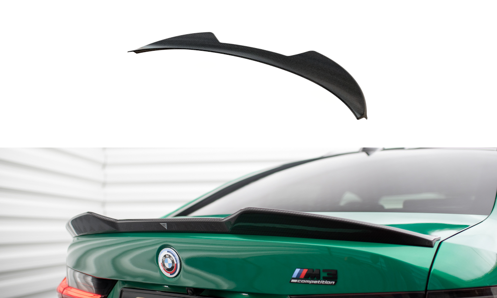 Spoiler passend voor BMW M3 G80 Maxton Carbon