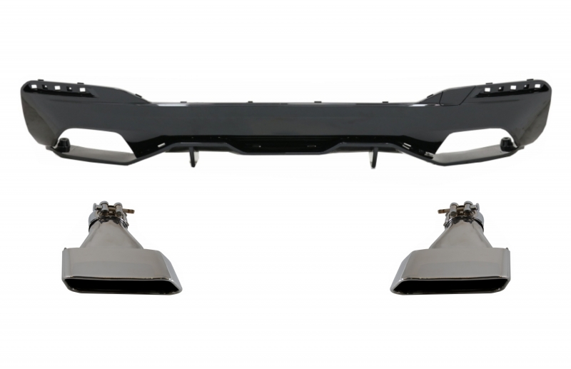 Diffuser met Sierstukken BMW G30/G31 Glossy black 17-