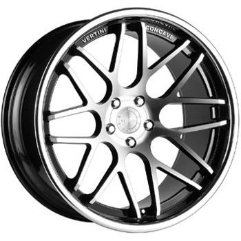 VERTINI MAGIC CONCAVE INOX BLACK MACHINED FACE 8,5x20 5x120