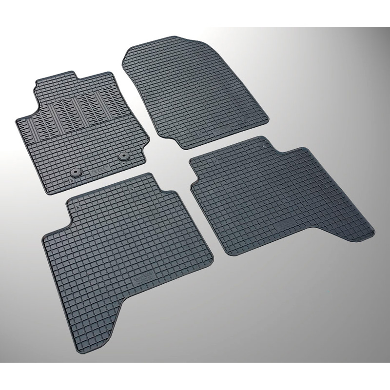 Rubber matten  Ford Ranger 2012- (4-delig + montagesysteem)