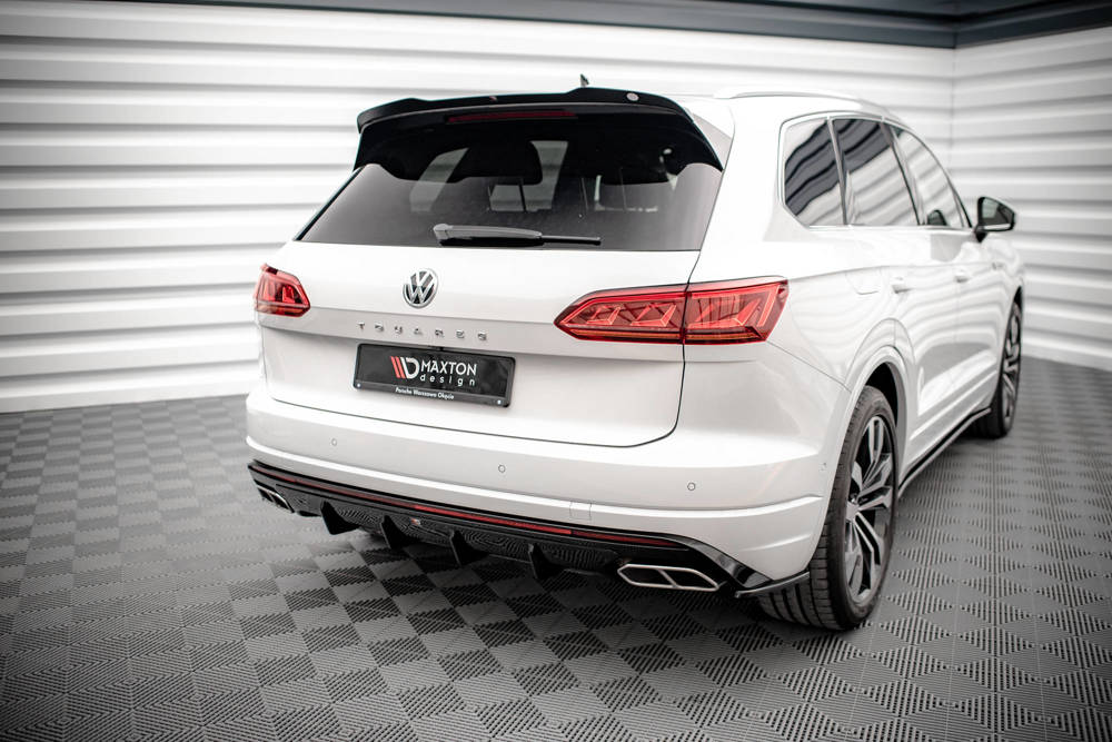 Diffuser passend voor Volkswagen Touareg MK3 R-Line Maxton Glans Zwart