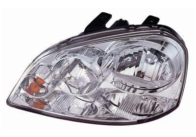 koplamp, H1+H7, elektr vertelb + motor, rechts Chevrolet Nubira,