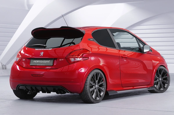 CSR Achterspoiler Peugeot 208 GTi Glans Zwart (03/2013–04/2018)