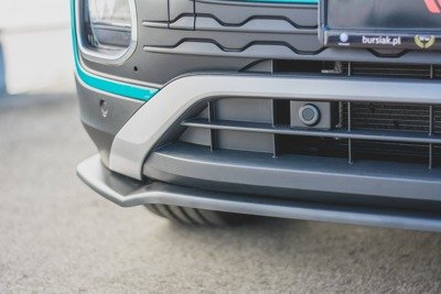Voorspoiler passend voor VW T-Cross Glans Zwart
