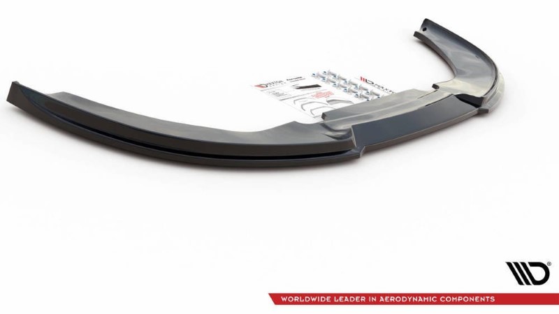 Voorspoiler passend voor Audi RS4 B7 V.1 Glanzend Zwart