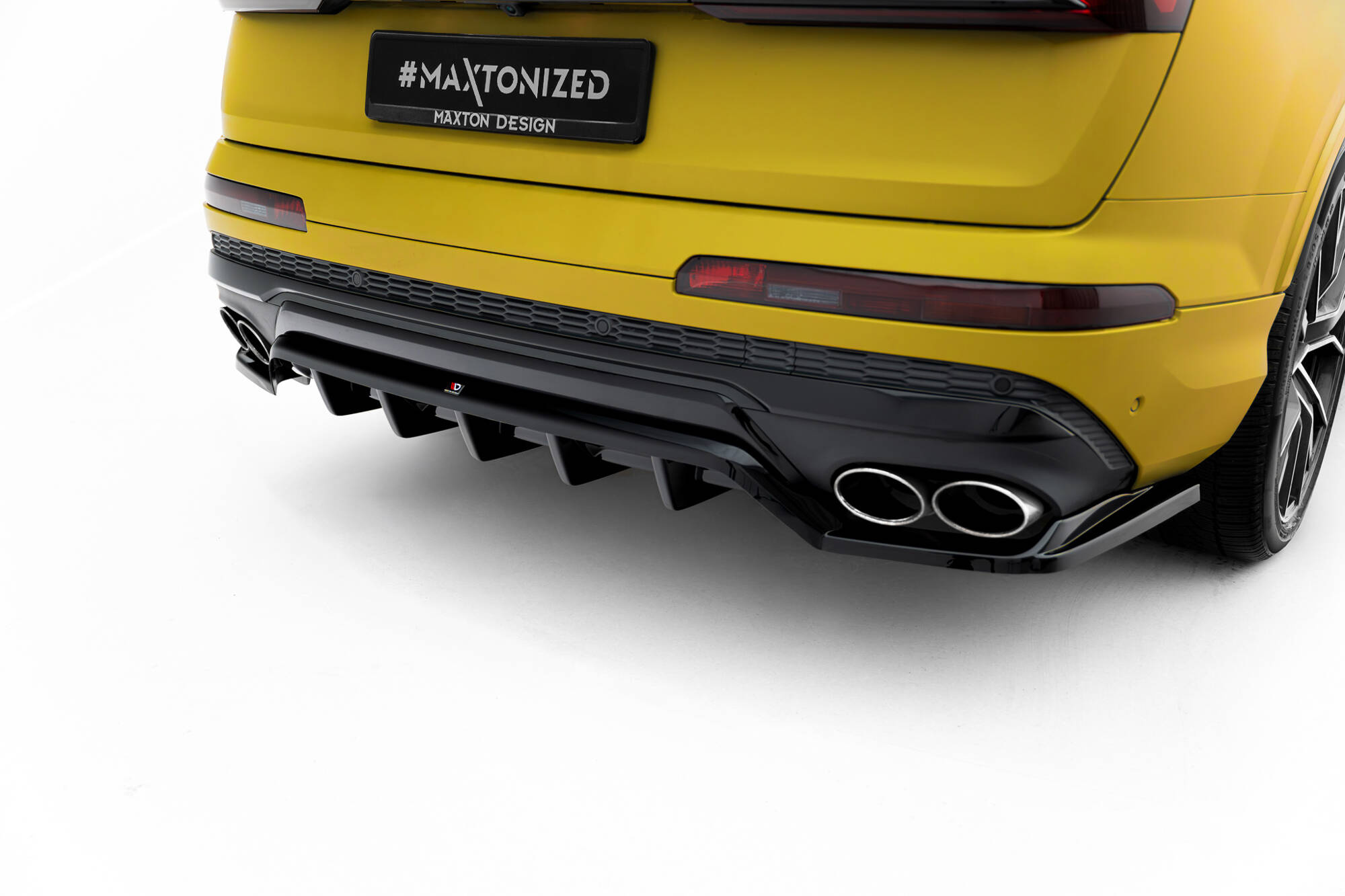 Diffuser Audi SQ7 19-23 Maxton Glanzend Zwart