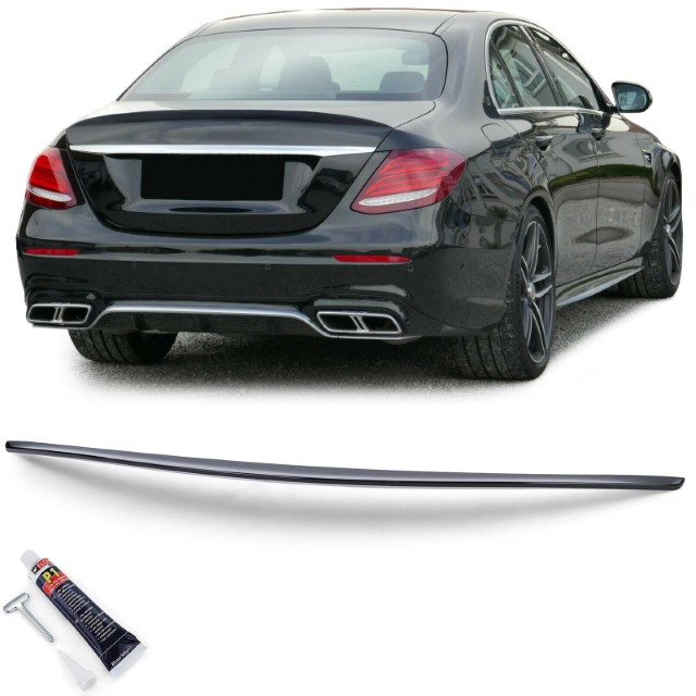 Achterklep Spoiler passend voor Mercedes E-Class W213 Glans Zwart