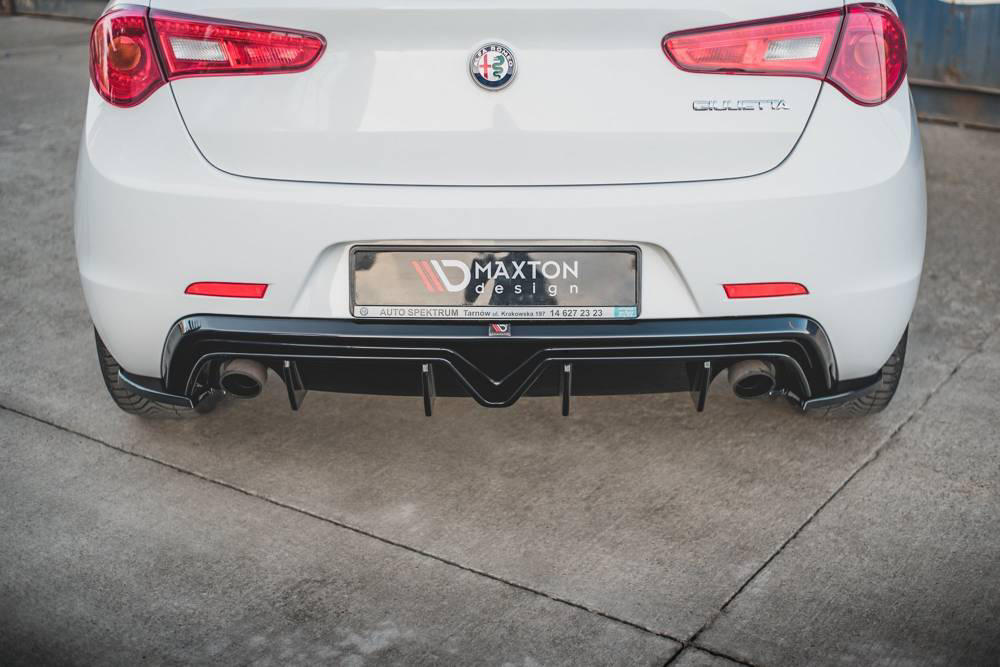 Diffuser Alfa Romeo Giulietta Facelift Glanzend Zwart Duplex