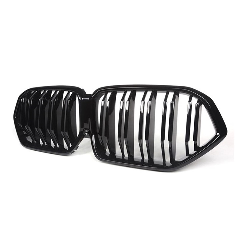 Grill passend voor BMW X6 G06 Glans Zwart Dubbel