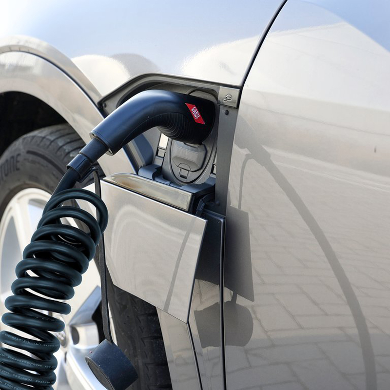 Carpoint Spiraal Laadkabel Elektrische Auto Type2>2 16A 1-Fase 6-meter