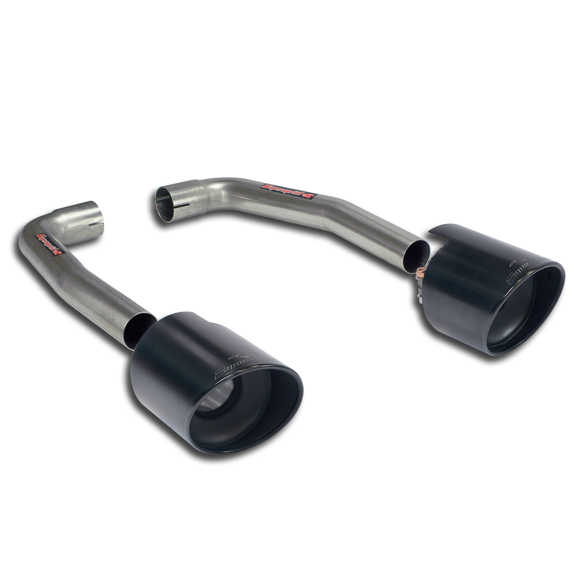 ALFA ROMEO GIULIETTA QV 1750 TBi (240 Hp) 2014 Endpipe kit Right - Left "Black" O 120