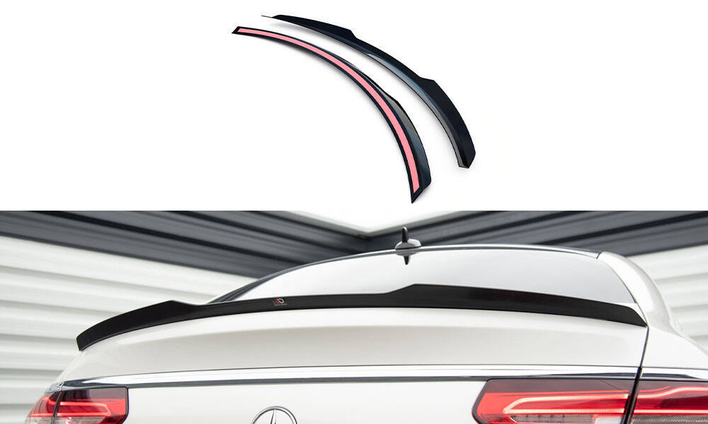 Diffuser passend voor Mercedes GLE Coupe C292 Maxton Glans Zwart