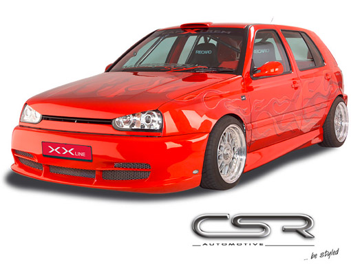 Voorbumper passend voor VW Golf III GT3 zonder knipperlichten