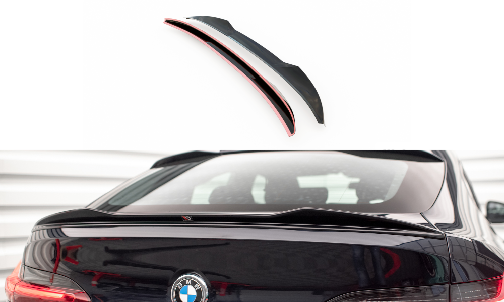 Spoiler passend voor BMW X4 M-Pack G02 Maxton Glans Zwart