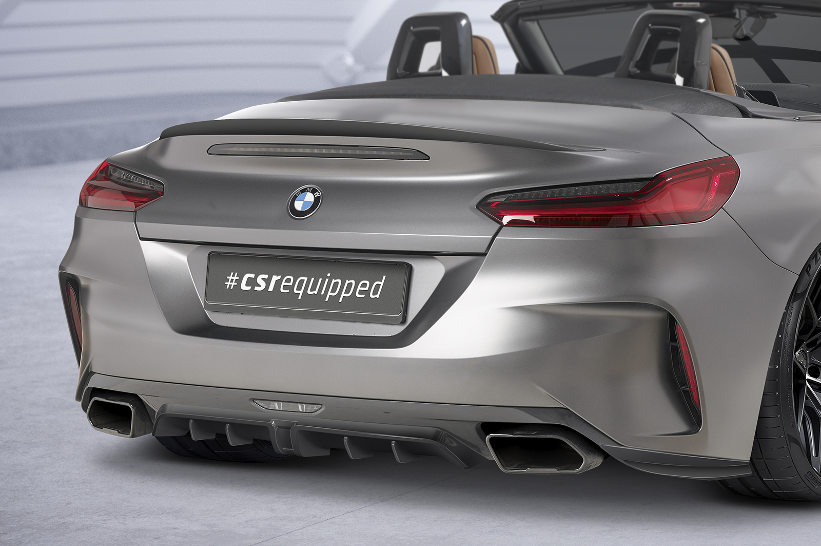 Diffuser passend voor BMW Z4 M40i (G29) CSR Glans Zwart