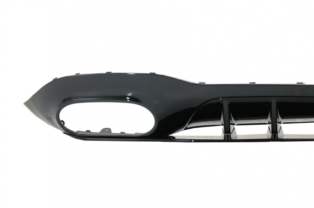 Diffuser passend voor Mercedes A klasse W177 A35 Look Glans Zwart Sierstukken