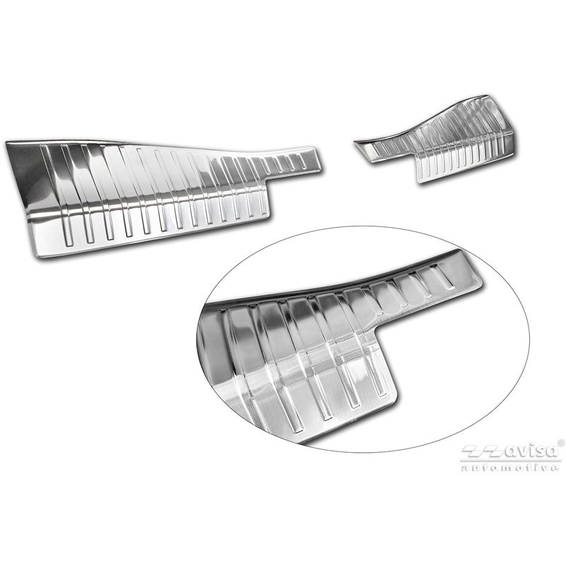 Avisa RVS Achterbumperprotector  Opel Grandland II 2024- - Zilver - 2-delig