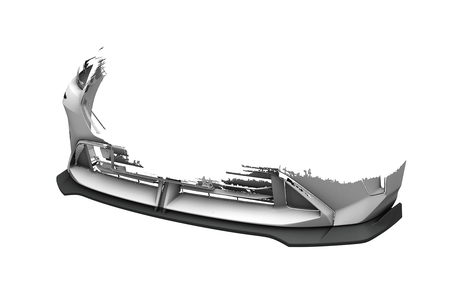 Voorspoiler passend voor BMW 1er F70 / 2er F74 Glans Zwart (2024)