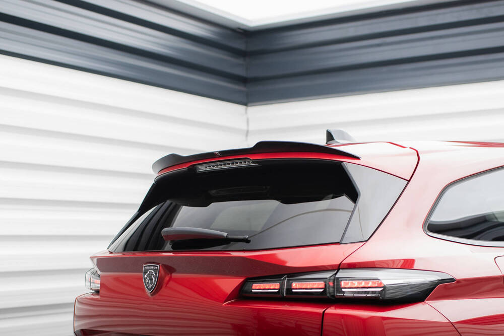 Spoiler Peugeot 308 SW Mk3 Maxton Glans Zwart