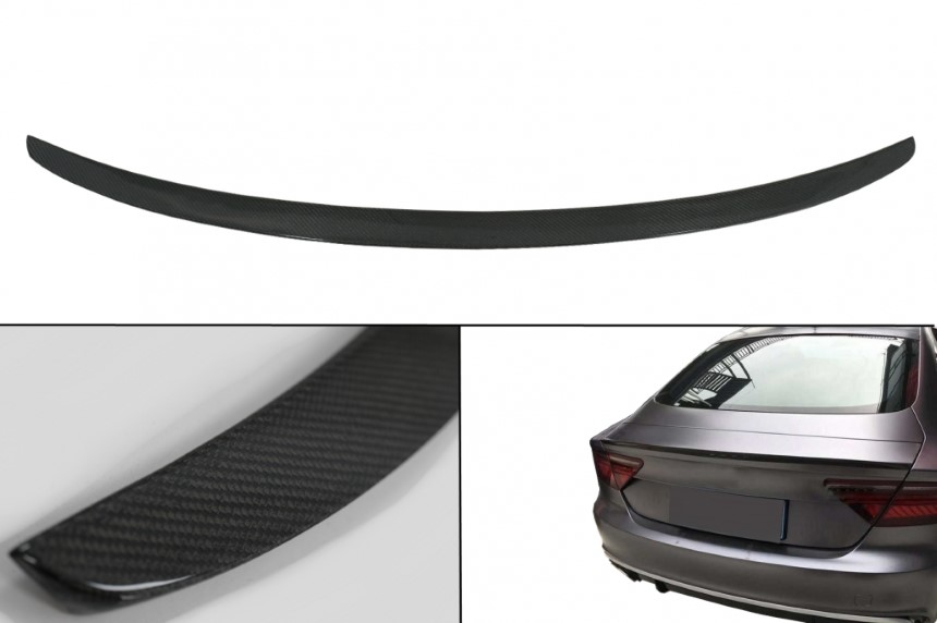 Achterklep Spoiler passend voor Audi A7 S7 RS7 2011-2018 Carbon