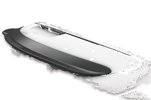 Spoiler passend voor Mercedes Benz SLS AMG (197) CSR Glans Zwart