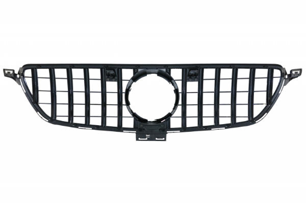 Grill passend voor Mercedes GLE Coupe C292 (15-18) GLE W166 SUV (15-18) GT-R Panamericana Design Glans Zwart