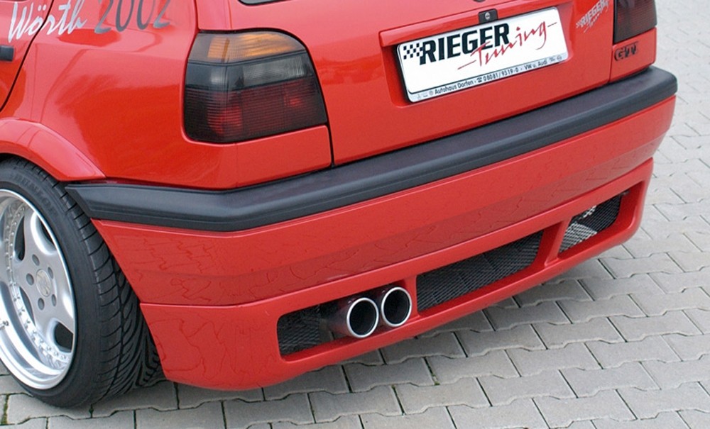 Achterbumper Diffuser passend voor VW Golf III Rieger