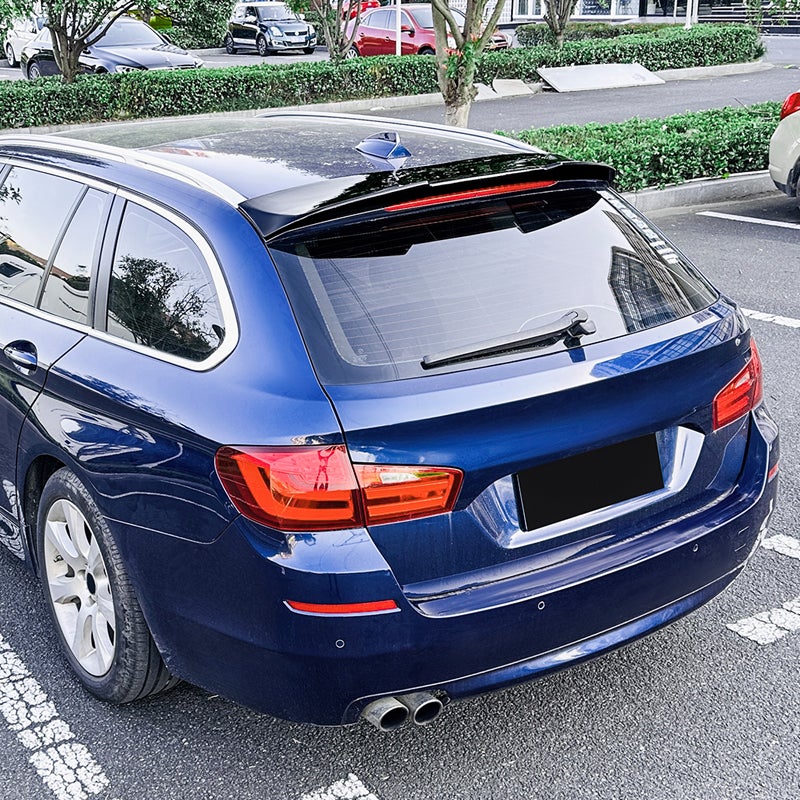 Dakspoiler  BMW 5-Serie F11 Touring 2010-2016 (ABS Glanzend zwart)
