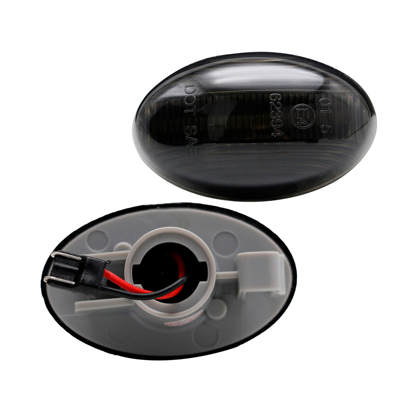 Zijknipperlichten Mercedes A-Klasse W168 / Vito W639 / Vito W447 / Citan W415 - LED Rookgrijs- incl. Dynamic Running Light