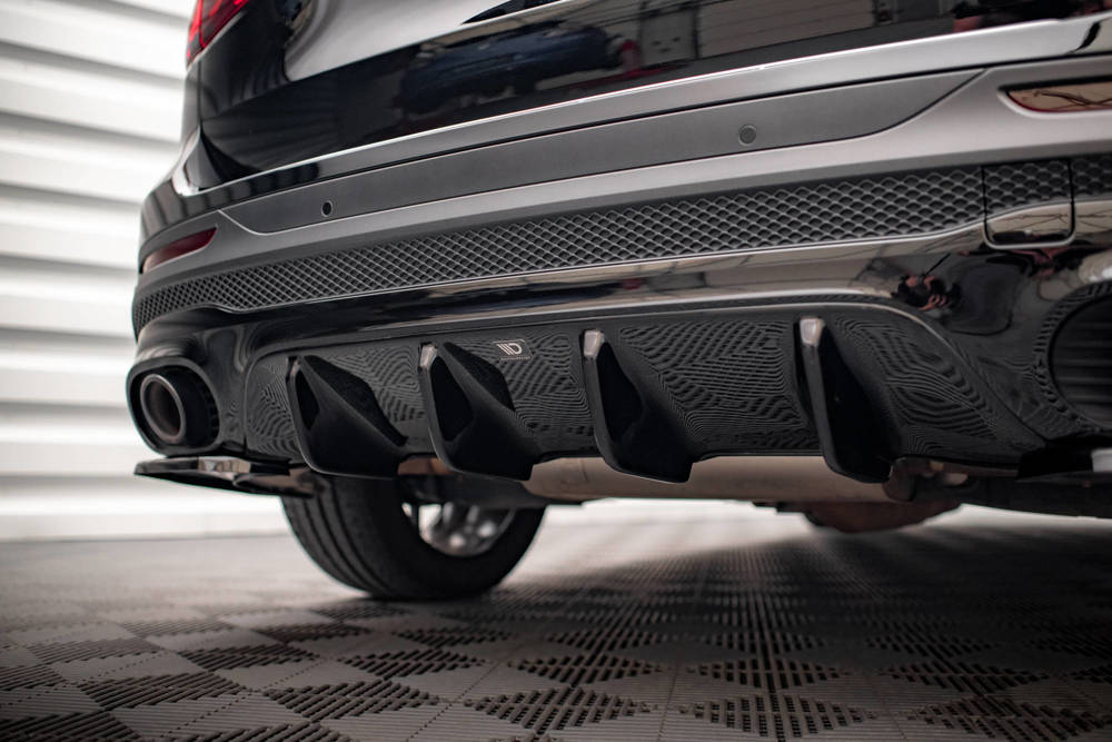 Diffuser passend voor Mercedes AMG GLB 35 Maxton Glans Zwart