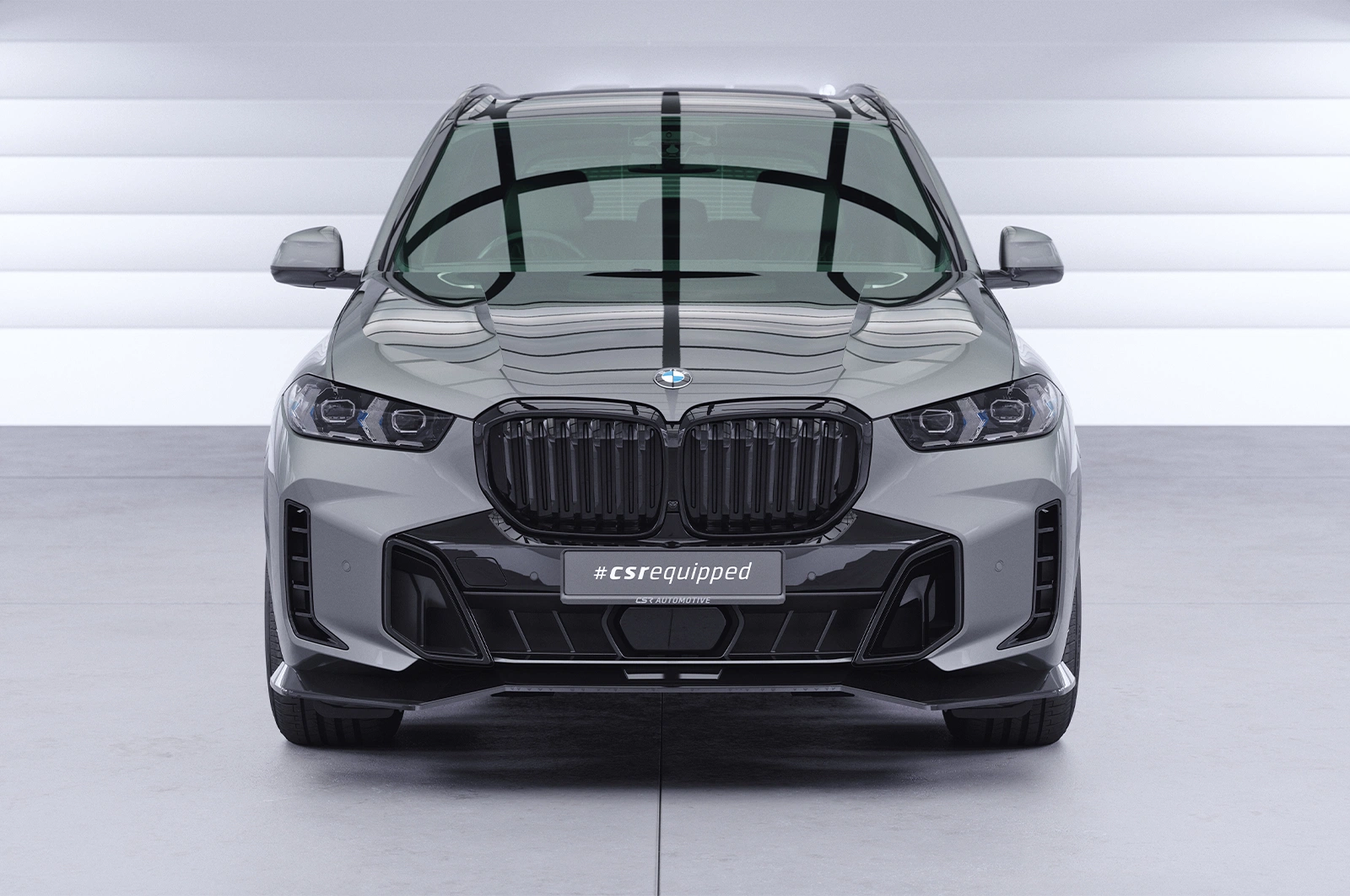 Voorspoiler passend voor BMW X5 G05 glans zwart