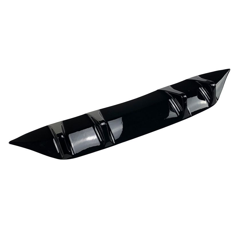Diffuser passend voor Mercedes C Klasse W205 AMG Line Glans Zwart
