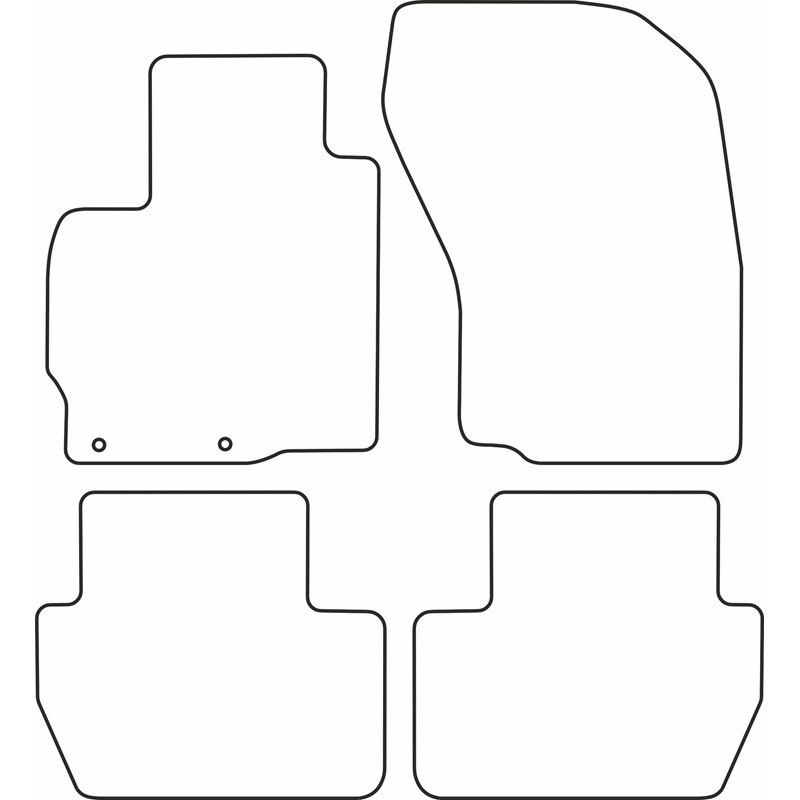 Automatten  Mitsubishi Outlander 2007-2012