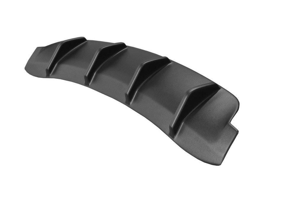 Diffuser passend voor Volkswagen Scirocco R FL Maxton Glans Zwart