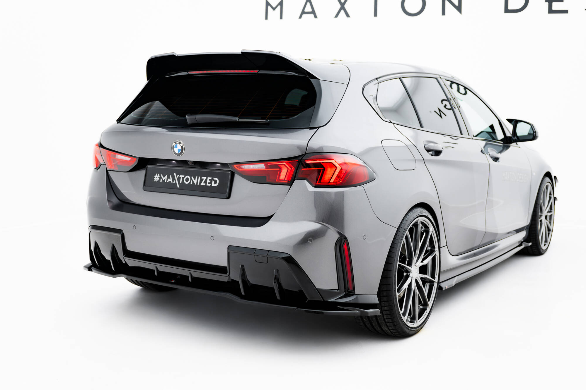 Achter Diffuser BMW M135i / 1 M-Pack F70 Maxton Glanzend zwart