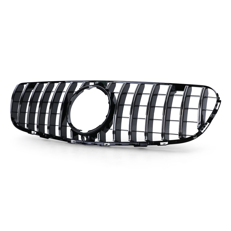 Grill passend voor Mercedes GLC X253 C253 (2015-2018) GT R Look Chroom